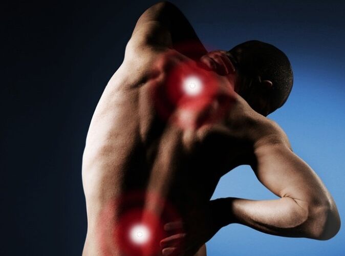 bolesti zad v důsledku spinální osteochondrózy